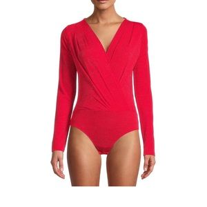 No Boundaries NB Shine Bodysuit Red XS(1) New with tags